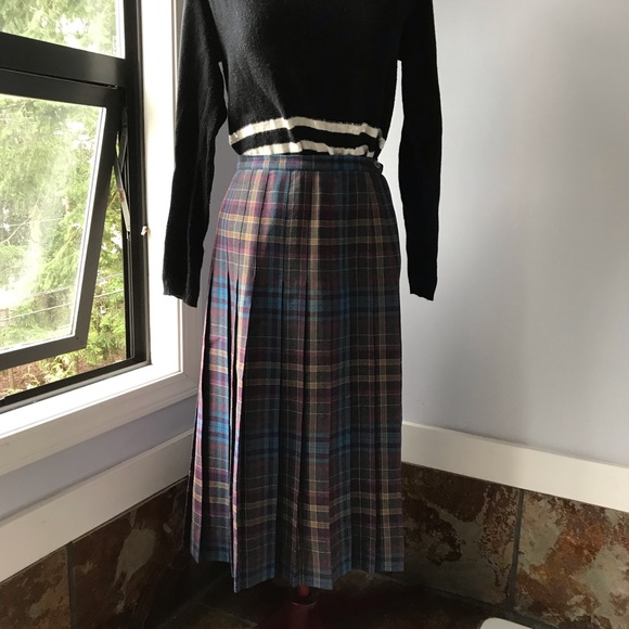 Vintage wool kilt skirt - Picture 10 of 11